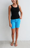 Womens Short 7" French Blue